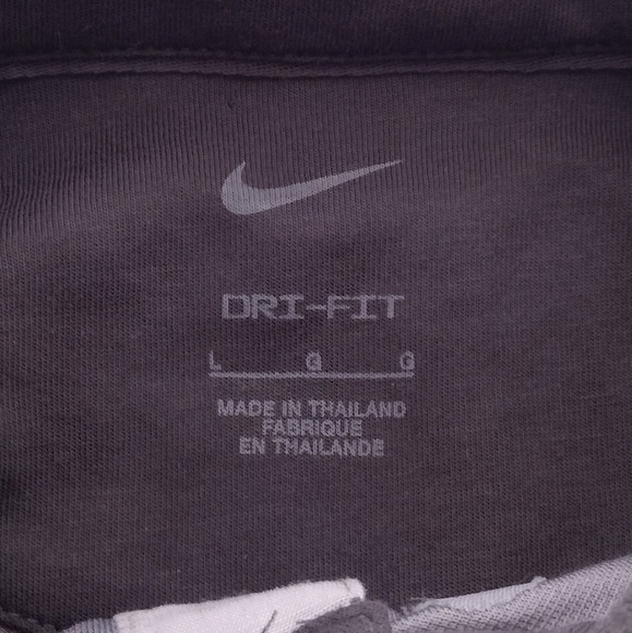 Nike Men's Dri-Fit Pullover Active Training Golf Athletic Polo Shirt Size L - Picture 12 of 14